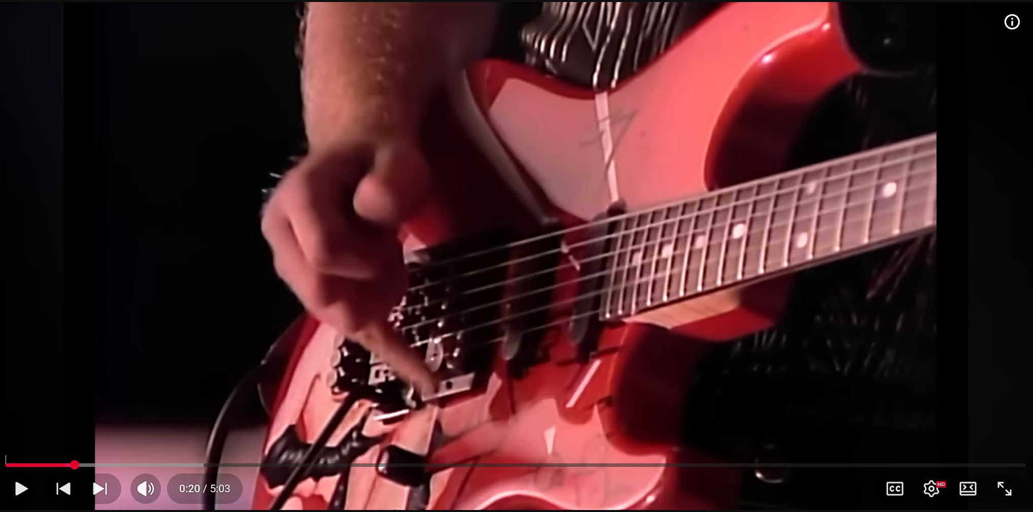 The Mystery Guitar in Great White's "Rock Me" Video
